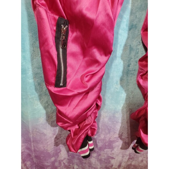 Tag Rag Hot Pink Y2K Vintage Punk Hip Hop Baggy Trousers Size 5 - Picture 11 of 12